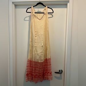 Free People sleeveless maxi dress. Size xs